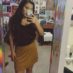 Cotton Knit Circle Skirt